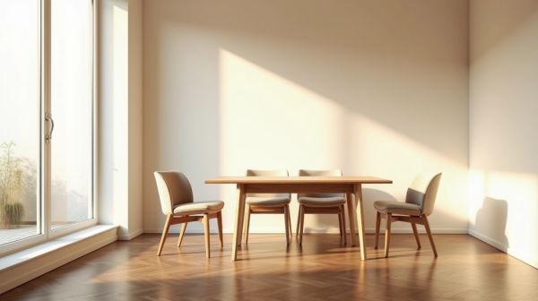 Comment le minimalisme peut transformer votre salle à manger